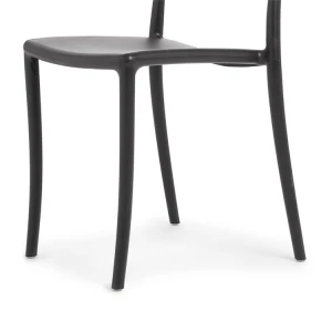JŌVE MODERN PLASTIC BLACK CHAIR | 2046-B - Image 