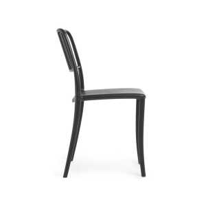 JŌVE MODERN PLASTIC BLACK CHAIR | 2046-B - Image 