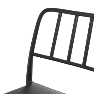 JŌVE MODERN PLASTIC BLACK CHAIR | 2046-B - Image 