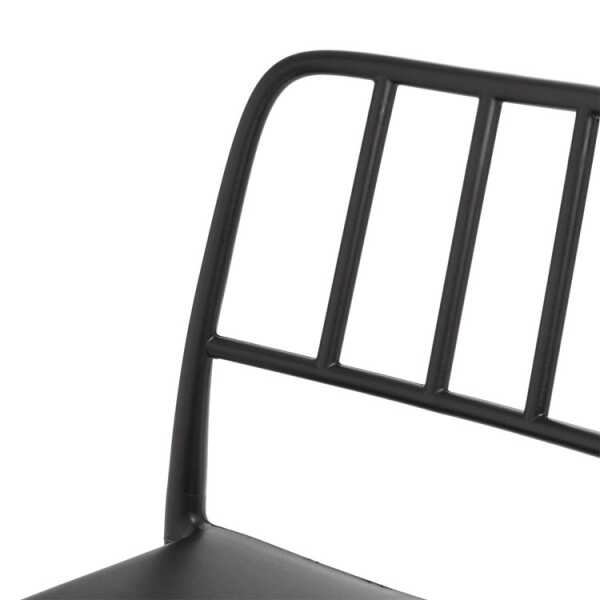 JŌVE MODERN PLASTIC BLACK CHAIR | 2046-B - Image 