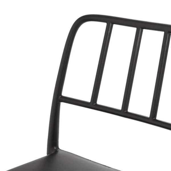 JŌVE MODERN PLASTIC BLACK CHAIR | 2046-B - Image 