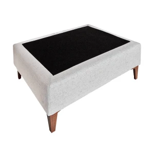 HOME TRENDS SECTIONAL MISURI TCR-L SOFA SET GREY | 74397+98CREME - Image