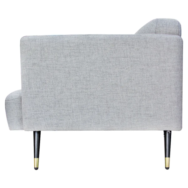 HOME TRENDS BUTACA ANTEA 1 SEAT CHAIR GRAY | 82877-TGR-L - Image 