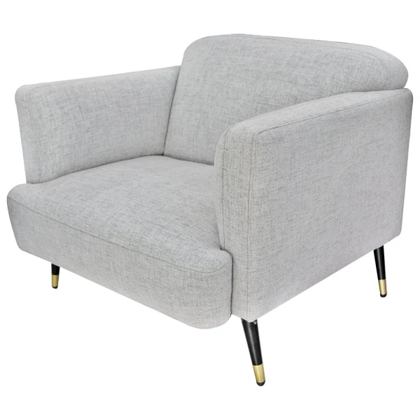 HOME TRENDS BUTACA ANTEA 1 SEAT CHAIR GRAY | 82877-TGR-L - Image 
