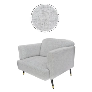 HOME TRENDS BUTACA ANTEA 1 SEAT CHAIR GRAY | 82877-TGR-L - Image 