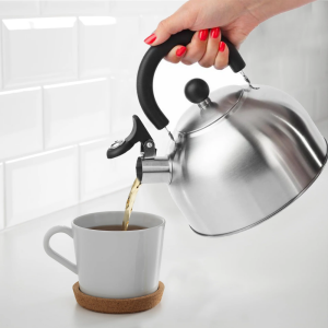 BENE CASA STAINLESS STEEL 2.5QT STOVE TOP TEA KETTLE | BC-84955