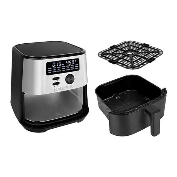 KALORIK MAXX 4QT 7 IN 1 AIR FRYER STAINLESS STEEL | FT50929 - Image 