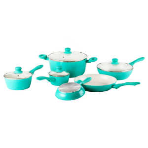 IMUSA 10PCS CERAMIC COOKWARE SET | IMU-30060SET - Image 