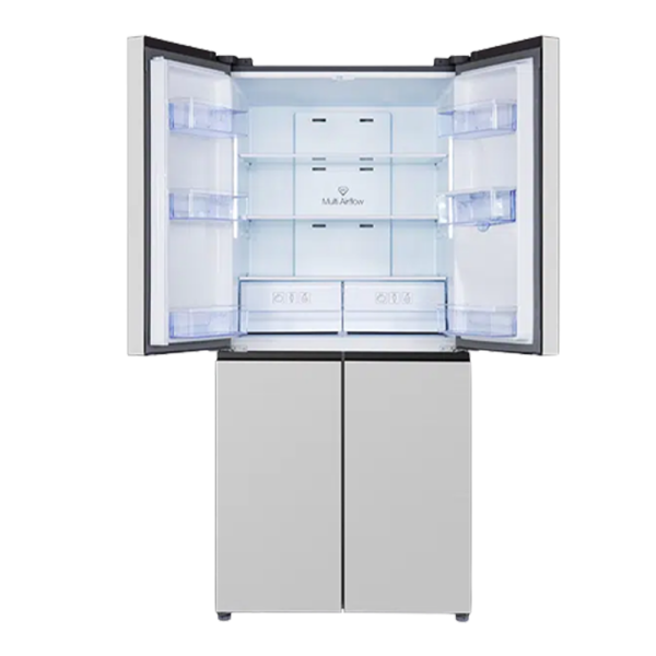 TCL 4 DOOR REFRIGERATOR SILVER 16.5 CU.FT | P460CDN - Image 