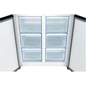 TCL 4 DOOR REFRIGERATOR SILVER 16.5 CU.FT | P460CDN - Image 
