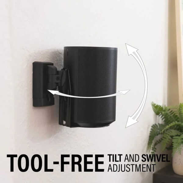 SANUS ERA 100 WALL MOUNT SINGLE BLACK | WSWME11-B2 - Image 