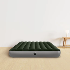 INTEX DURA-BEAM STANDARD PRESTIGE DOWNY AIR MATTRESS W/ BATTERY PUMP FULL SIZE | 64778 - Image 