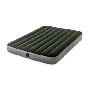 INTEX DURA-BEAM STANDARD PRESTIGE DOWNY AIR MATTRESS W/ BATTERY PUMP FULL SIZE | 64778 - Image 