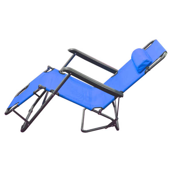 FOLDABLE BEACH CHAIR 153X60X80CM | MUK21220 - Image 