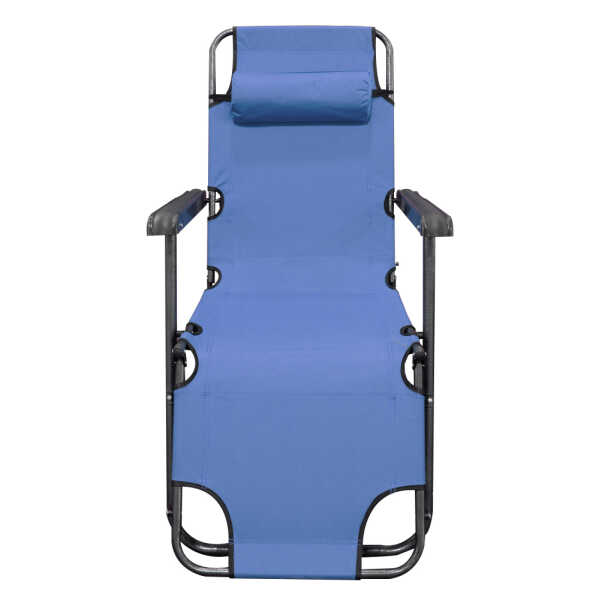 FOLDABLE BEACH CHAIR 153X60X80CM | MUK21220 - Image 