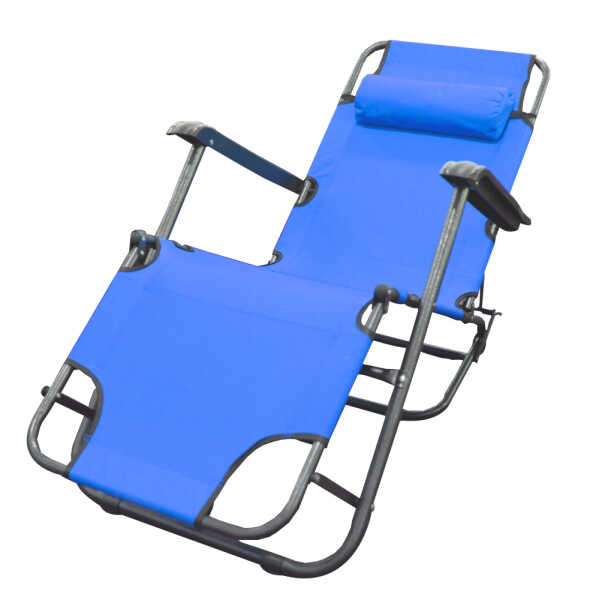 FOLDABLE BEACH CHAIR 153X60X80CM | MUK21220 - Image 
