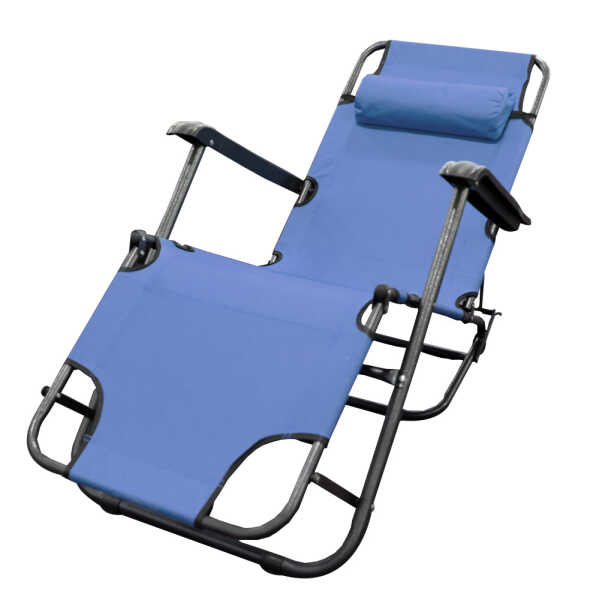 FOLDABLE BEACH CHAIR 153X60X80CM | MUK21220 - Image 