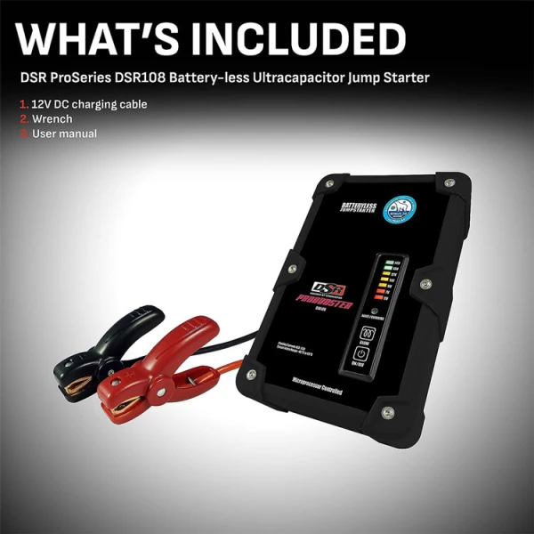 SCHUMACHER DSR108 BATTERYLESS JUMP STARTER 12V/450A | SCH-DSR108 - Image 