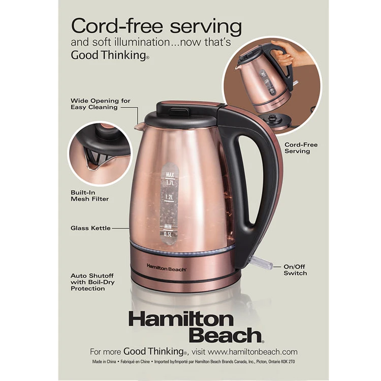 Hamilton beach electric deals kettle mesh filter