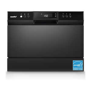 COMFEE 21.6"  COUNTERTOP DISHWASHER, 8-CYCLES, 120V, BLACK | CDC22P1BBB - Image 
