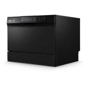 COMFEE 21.6"  COUNTERTOP DISHWASHER, 8-CYCLES, 120V, BLACK | CDC22P1BBB - Image 