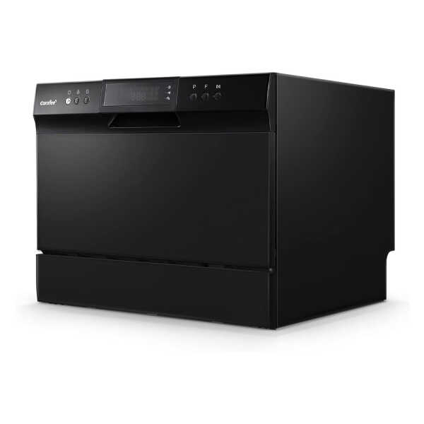 COMFEE 21.6"  COUNTERTOP DISHWASHER, 8-CYCLES, 120V, BLACK | CDC22P1BBB - Image 
