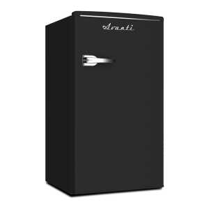 AVANTI RETRO SERIES, COMPACT 3.1 CU.FT MINI REFRIGERATOR, BLACK, 1800W | RMRS31X1B-IS - Image 