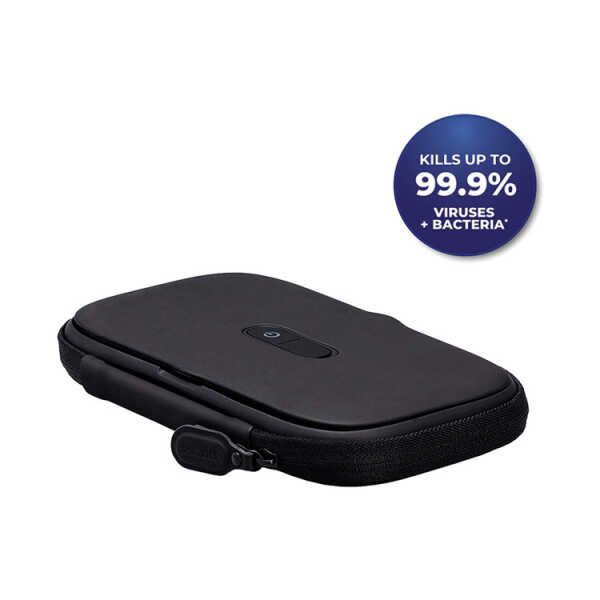 HOMEDICS PORTABLE UV SANITIZER CLEANER FOR CELLPHONE | SAN-PH100-BK - Image 