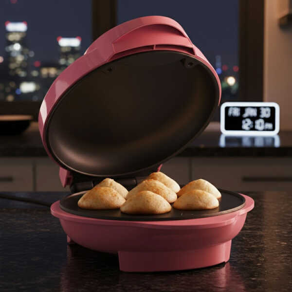 BRENTWOOD MINI CUPCAKE MAKER PINK 120V-1000W | TS-252 - Image 
