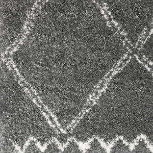 KARWEI VARAMIN RUG DARK GRAY, WIT 35 MM,  120X170CM | 133680 - Image 