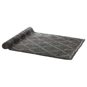 KARWEI VARAMIN RUG DARK GRAY, WIT 35 MM,  120X170CM | 133680 - Image 