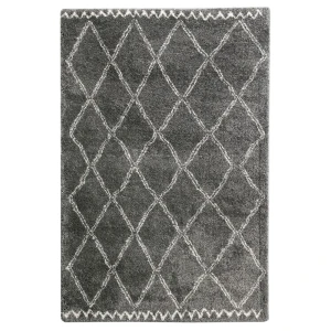 KARWEI VARAMIN RUG DARK GRAY, WIT 35 MM,  120X170CM | 133680 - Image 