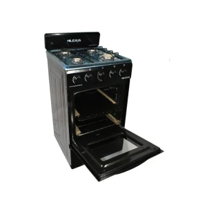 MILEXUS 4 BURNERS 20" GAS RANGE BLACK | MLEG4Q900NEGRA - Image 