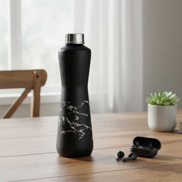 MUKHI MARBLE PATTERN WATER BOTTLE 750ML | S-1160 - Image 
