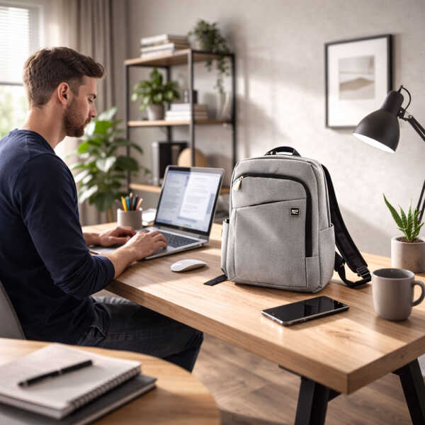 KLIP XTREME INDIGO 15.6" LAPTOP BACKPACK GRAY | KNB-416GR - Image 