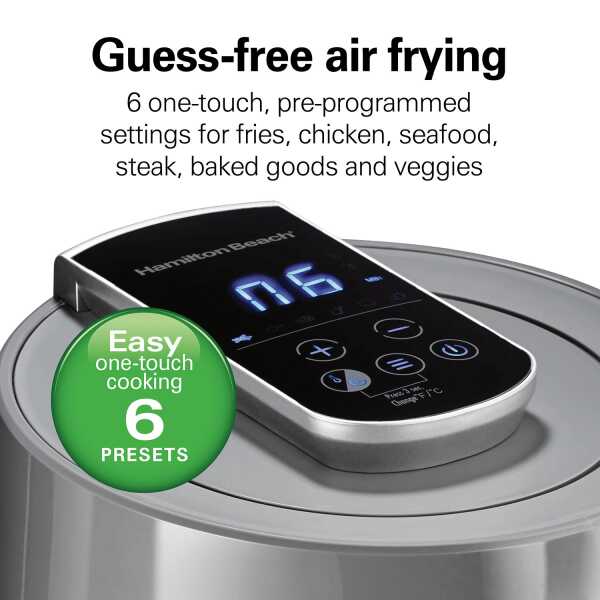 HAMILTON BEACH 3.5L DIGITAL AIR FRYER | 35051 - Image 