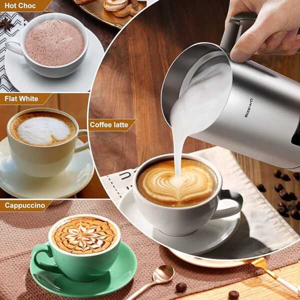 BIZEWO 4 IN 1 ELECTRIC MILK FROTHER | VARIETY - Image 