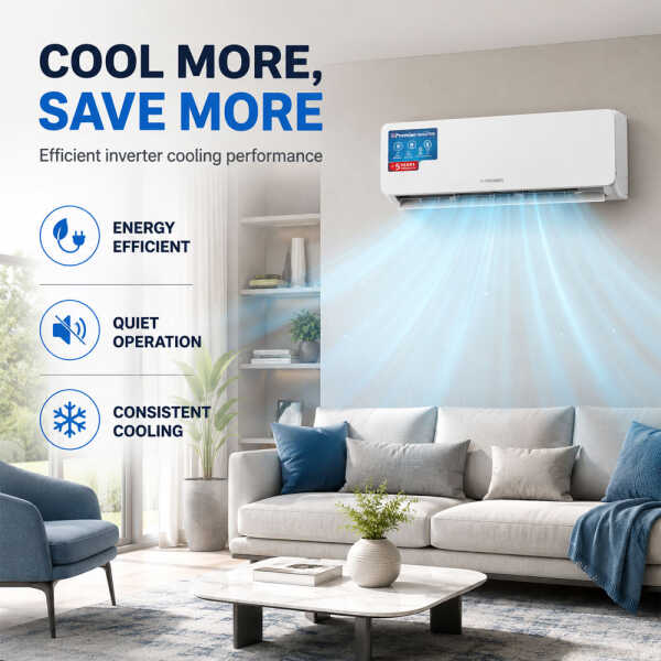 PREMIER 18000 BTU SPLIT UNIT AIRCO, 220V | AA-8401SC18WN2(COM) - Image 