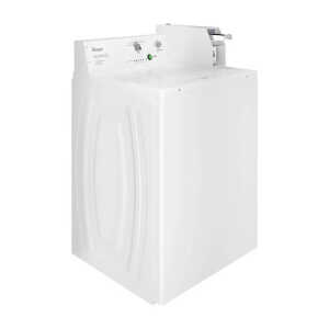 WHIRLPOOL COMMERCIAL TOP LOAD WASHER WHITE WITH AGITATOR , COIN EQUIPPED | CAE2745FQ - Image
