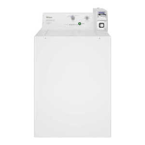 WHIRLPOOL COMMERCIAL TOP LOAD WASHER WHITE WITH AGITATOR , COIN EQUIPPED | CAE2745FQ