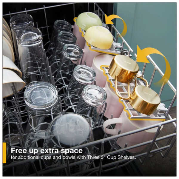 WHIRLPOOL 24" BUILT-IN WHITE DISHWASHER | WDP540HAMB - Image 
