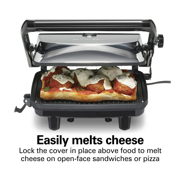 HAMILTON BEACH PANINI PRESS GOURMET SANDWICH MAKER 25460 HSDS Online