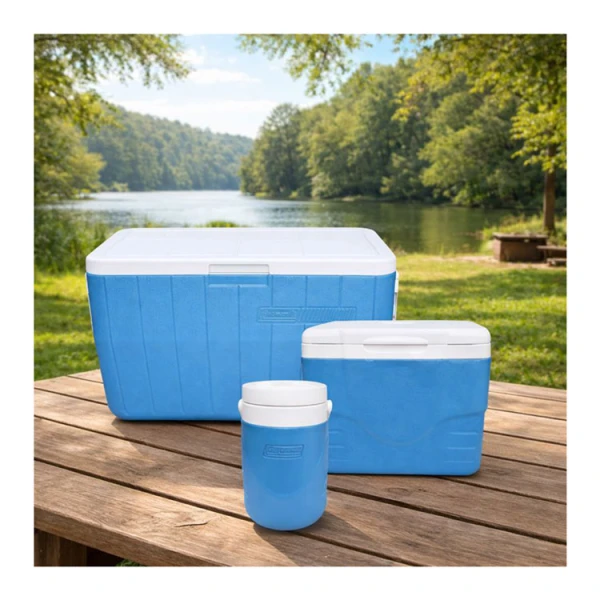 COLEMAN COOLER COMBO 3PC 48QT/9QT/1GL BLUE | COL-2199113 - Image 