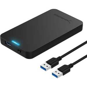 SABRENT 2.5" SATA TO USB 3.0 HARDDRIVE ENCLOSURE, SSD | EC-UASP