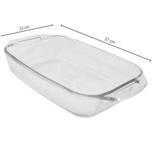 MARINEX DEEP RECTANGULAR ROASTER GLASS MOLD | 65390200962509 - Image 