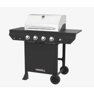 NEXGRILL 4-BURNER PROPANE GAS GRILL W/ SS LID, BLACK | 720-0925PG