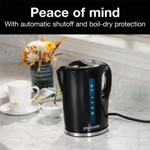 PROCTOR SILEX 1.7L CORDLESS ELECTRIC KETTLE BLACK 120V | PS-41002FG - Image 