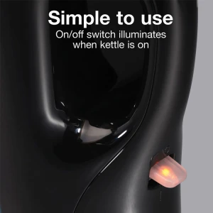 PROCTOR SILEX 1.7L CORDLESS ELECTRIC KETTLE BLACK 120V | PS-41002FG - Image 