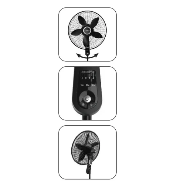 LASKO 20" PEDESTAL FAN W/ REMOTE WIRE GRILL | S20625 - Image 