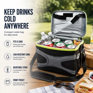 PINCACLE 6 CANS COLLAPSIBLE COOLER BAG | TPX-5501 - Image 